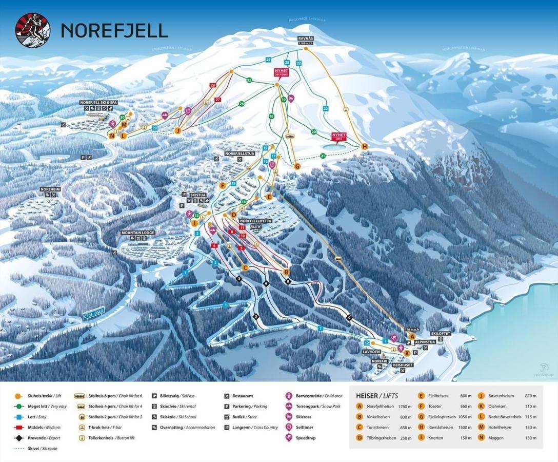 Norebu - Norefjell Noresund Buitenkant foto